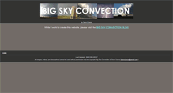 Desktop Screenshot of bigskyconvection.com