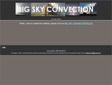 Tablet Screenshot of bigskyconvection.com